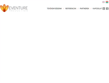 Tablet Screenshot of eventureproduction.com